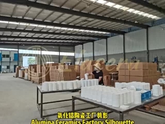 অ্যালুমিনিয়াম সিরামিক পাইপ পরিধান প্রতিরোধী সাদা সিরামিক রিং পরিধান প্রতিরোধী অ্যালুমিনিয়াম সিরামিক আঙ্গুল