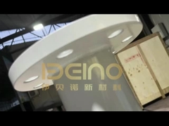 উচ্চ অ্যালুমিনিয়াম সিরামিক আচ্ছাদিত বাঁক শিল্প রাসায়নিক স্থিতিশীলতা